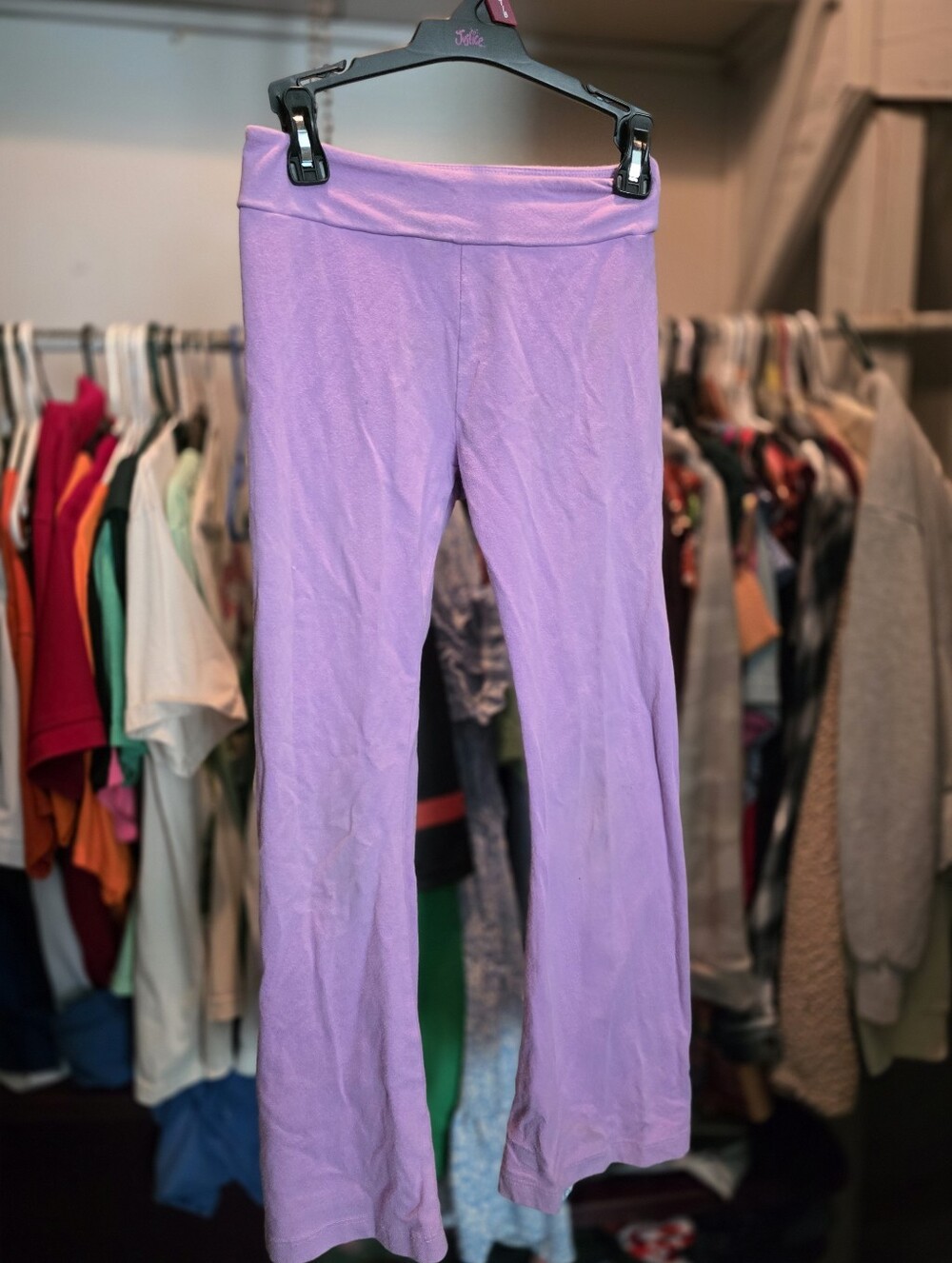 Cat and Jack Girls Purple Lilac Flare Leggings